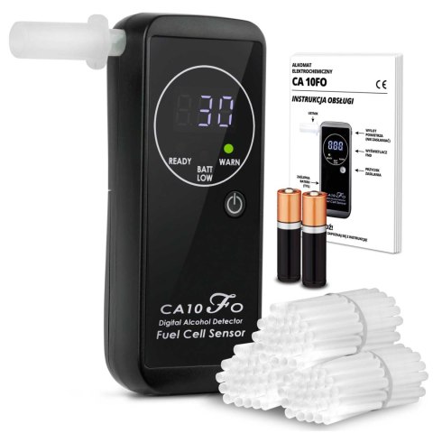 Alkomat elektrochemiczny CA-10FO + ustniki Alkomat elektrochemiczny CA-10FO + ustniki