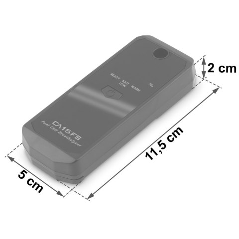 Alkomat elektrochemiczny CA 15FS + ustniki Alkomat elektrochemiczny CA 15FS + ustniki