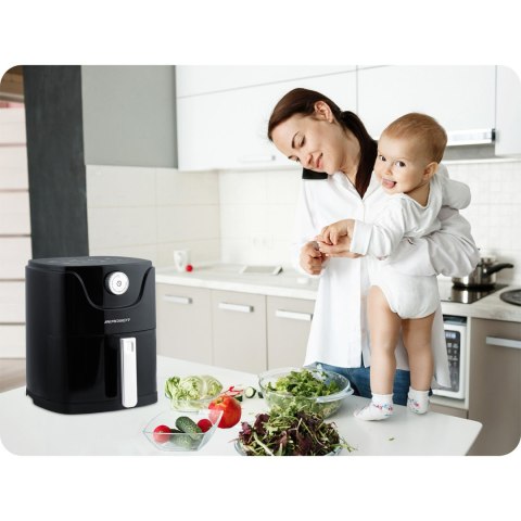 Frytkownica beztłuszczowa Air fryer Berdsen BD-654 czarna Frytkownica beztłuszczowa Air fryer Berdsen BD-654 czarna
