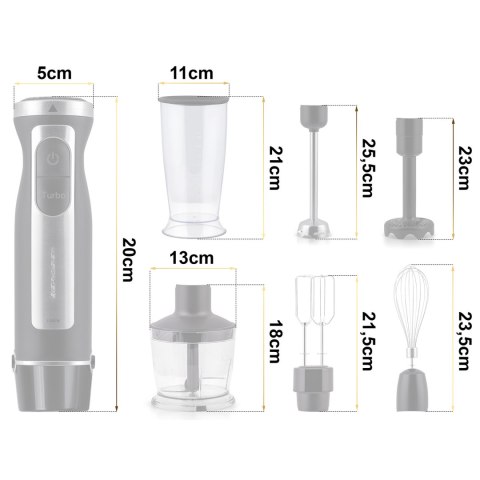 Blender ręczny 1500 W BD-754 Berdsen Blender ręczny 1500 W BD-754 Berdsen