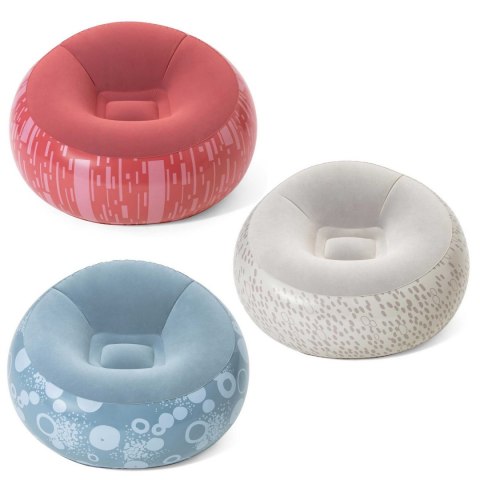 Fotel dmuchany pufa Bestway 75052 czerwony Fotel dmuchany pufa Bestway 75052 czerwony