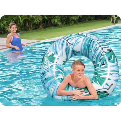 Koło do pływania 119cm Bestway 36237 różowy Koło do pływania 119cm Bestway 36237 różowy