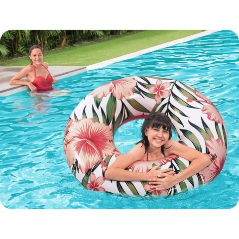 Koło do pływania 119cm Bestway 36237 różowy Koło do pływania 119cm Bestway 36237 różowy