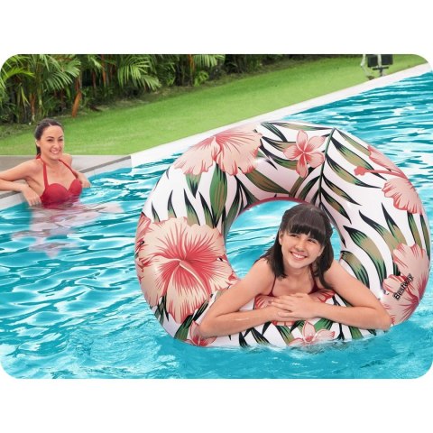 Koło do pływania 119cm Bestway 36237 różowy Koło do pływania 119cm Bestway 36237 różowy