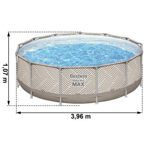 Basen ogrodowy stelażowy 396 x 107 cm 11w1 Bestway 561FY Basen ogrodowy stelażowy 396 x 107 cm 11w1 Bestway 561FY