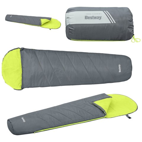 Śpiwór turystyczny Bestway 68102 zielony Śpiwór turystyczny Bestway 68102 zielony