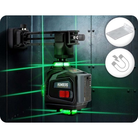 Laser krzyżowy w walizce + statyw Humberg HM-170 Laser krzyżowy w walizce + statyw Humberg HM-170