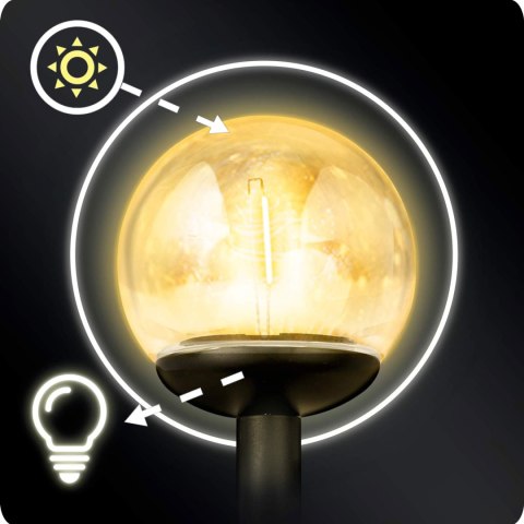 Lampka solarna przeźroczysta kula 4szt Ilumen LS-103 Lampka solarna przeźroczysta kula 4szt Ilumen LS-103