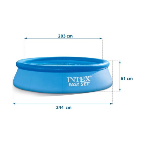 Basen ogrodowy rozporowy 244 x 61 cm 16w1 INTEX 28106 Basen ogrodowy rozporowy 244 x 61 cm 16w1 INTEX 28106