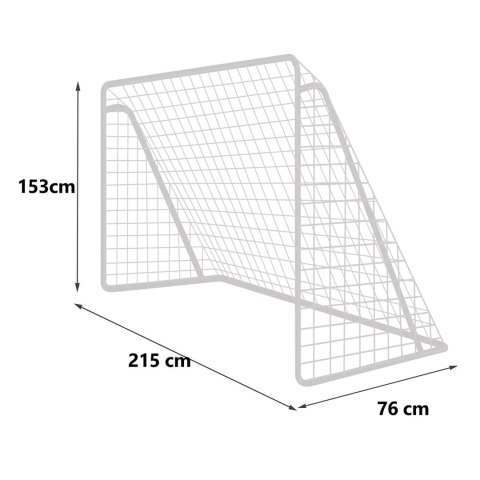 Bramka piłkarska 215 x 153 cm NS-457 Bramka piłkarska 215 x 153 cm NS-457