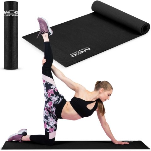 Mata do ćwiczeń 173 x 61 cm Neo-Sport - 192100 czarna Mata do ćwiczeń 173 x 61 cm Neo-Sport - 192100 czarna