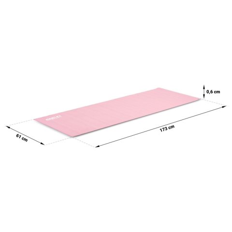 Mata do ćwiczeń 173 x 61 cm Neo-Sport - 192101 różowa Mata do ćwiczeń 173 x 61 cm Neo-Sport - 192101 różowa