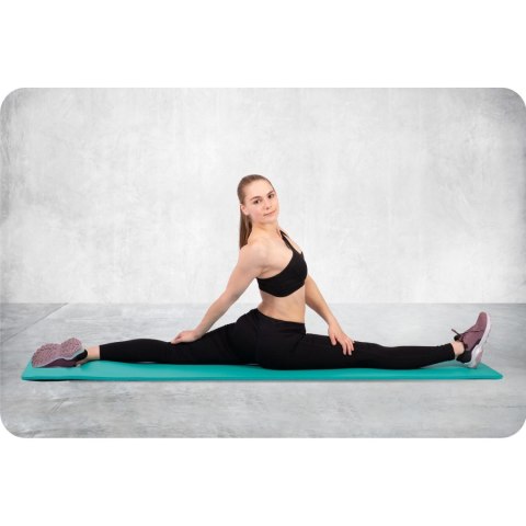 Mata do ćwiczeń gruba 183 x 60 cm Neo-Sport - 192301 turkusowa Mata do ćwiczeń gruba 183 x 60 cm Neo-Sport - 192301 turkusowa