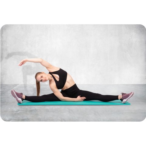 Mata do ćwiczeń gruba 183 x 60 cm Neo-Sport - 192301 turkusowa Mata do ćwiczeń gruba 183 x 60 cm Neo-Sport - 192301 turkusowa
