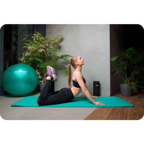 Mata do ćwiczeń gruba 183 x 60 cm Neo-Sport - 192301 turkusowa Mata do ćwiczeń gruba 183 x 60 cm Neo-Sport - 192301 turkusowa