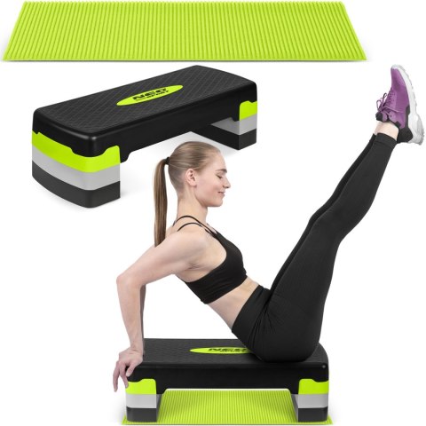 Step do ćwiczeń 3 stopnie NS-400 zielony Step do ćwiczeń 3 stopnie NS-400 zielony