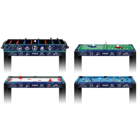 Stół do gry multi 12w1 106x59x90 cm NS-801 czarny Stół do gry multi 12w1 106x59x90 cm NS-801 czarny