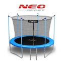 Trampolina ogrodowa 6ft/183cm z siatką wewnętrzną i drabinką Neo-Sport