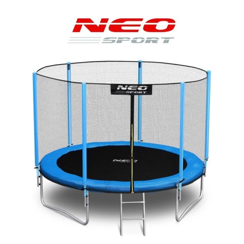 Trampolina ogrodowa 8ft/252cm z siatką zewnętrzną i drabinką Neo-Sport Trampolina ogrodowa 8ft/252cm z siatką zewnętrzną i drabinką Neo-Sport