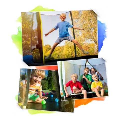 Trampolina ogrodowa profilowana 10ft/312cmz siatką wewnętrzną Neo-Sport Trampolina ogrodowa profilowana 10ft/312cmz siatką wewnętrzną Neo-Sport