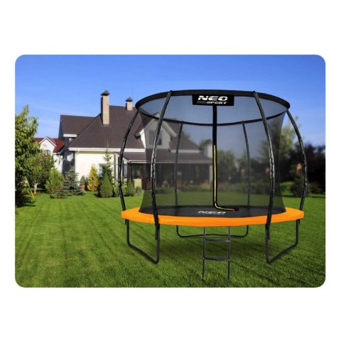 Trampolina ogrodowa profilowana 10ft/312cmz siatką wewnętrzną Neo-Sport Trampolina ogrodowa profilowana 10ft/312cmz siatką wewnętrzną Neo-Sport