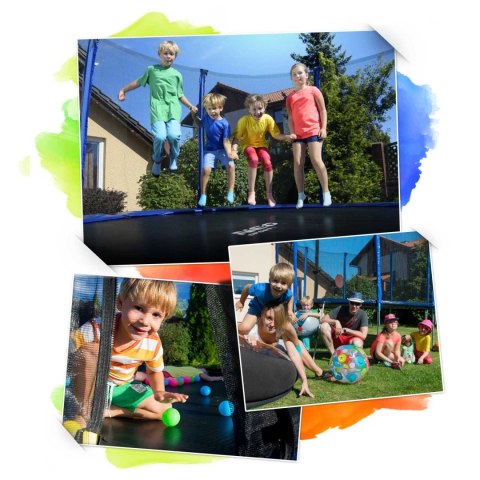 Trampolina ogrodowa profilowana 10ft/312cmz siatką wewnętrzną Neo-Sport Trampolina ogrodowa profilowana 10ft/312cmz siatką wewnętrzną Neo-Sport