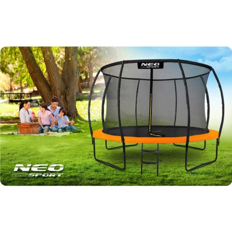 Trampolina ogrodowa profilowana 12ft/374cm z siatką wewnętrzną Neo-Sport Trampolina ogrodowa profilowana 12ft/374cm z siatką wewnętrzną Neo-Sport