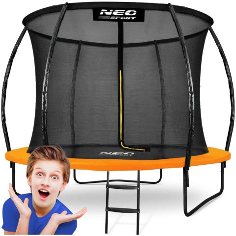Trampolina ogrodowa profilowana 8ft/252cm z siatką wewnętrzną Neo-Sport Trampolina ogrodowa profilowana 8ft/252cm z siatką wewnętrzną Neo-Sport