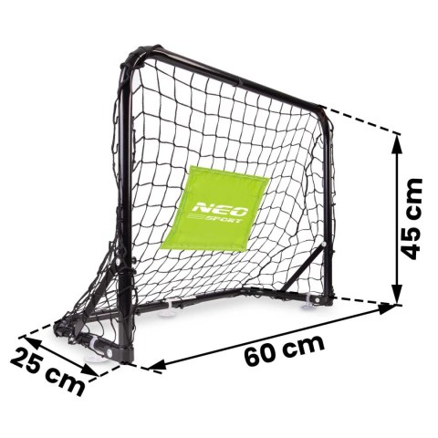 Bramka do piłki nożnej - zestaw 2 sztuki - 60 x 45 x 25 cm NS-461 Bramka do piłki nożnej - zestaw 2 sztuki - 60 x 45 x 25 cm NS-461