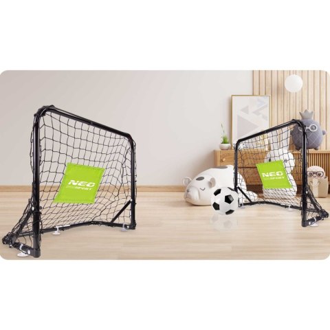Bramka do piłki nożnej - zestaw 2 sztuki - 60 x 45 x 25 cm NS-461 Bramka do piłki nożnej - zestaw 2 sztuki - 60 x 45 x 25 cm NS-461