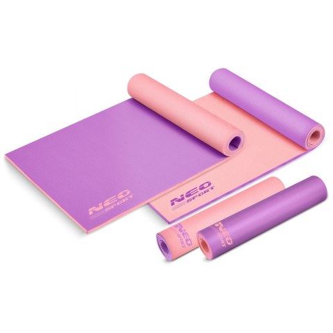 Mata do ćwiczeń 173 x 61 x 0,6 cm Neo-Sport - 19203 fioletowo-różowa Mata do ćwiczeń 173 x 61 x 0,6 cm Neo-Sport - 19203 fioletowo-różowa