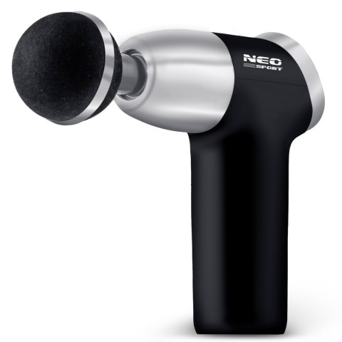 Pistolet do masażu ciała 8 nakładek NS-500 Neo-sport czarny Pistolet do masażu ciała 8 nakładek NS-500 Neo-sport czarny