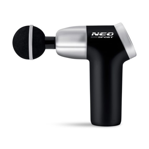 Pistolet do masażu ciała 8 nakładek NS-500 Neo-sport czarny Pistolet do masażu ciała 8 nakładek NS-500 Neo-sport czarny