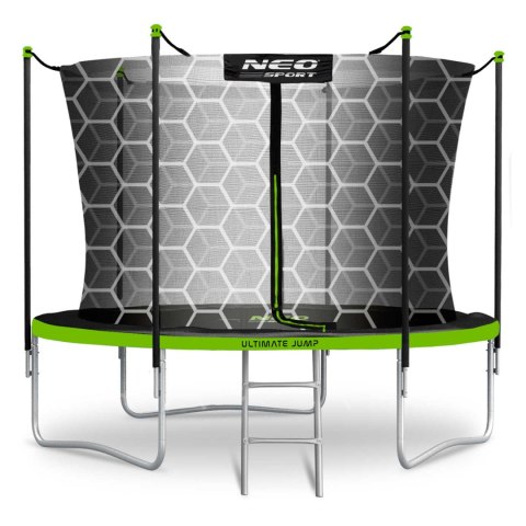 Trampolina ogrodowa 10ft/312cm z siatką wewnętrzną i drabinką Neo-Sport Trampolina ogrodowa 10ft/312cm z siatką wewnętrzną i drabinką Neo-Sport