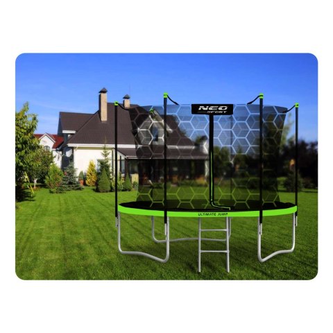 Trampolina ogrodowa 10ft/312cm z siatką wewnętrzną i drabinką Neo-Sport Trampolina ogrodowa 10ft/312cm z siatką wewnętrzną i drabinką Neo-Sport