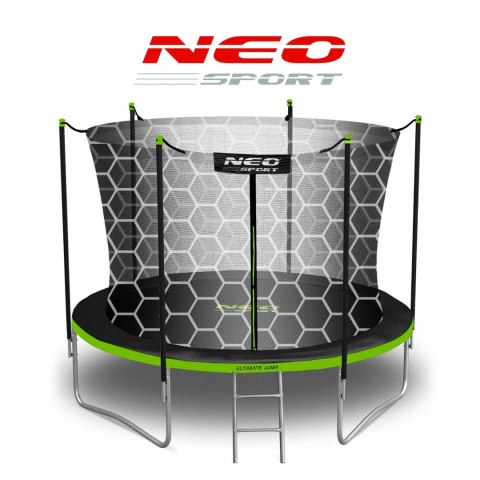 Trampolina ogrodowa 10ft/312cm z siatką wewnętrzną i drabinką Neo-Sport Trampolina ogrodowa 10ft/312cm z siatką wewnętrzną i drabinką Neo-Sport