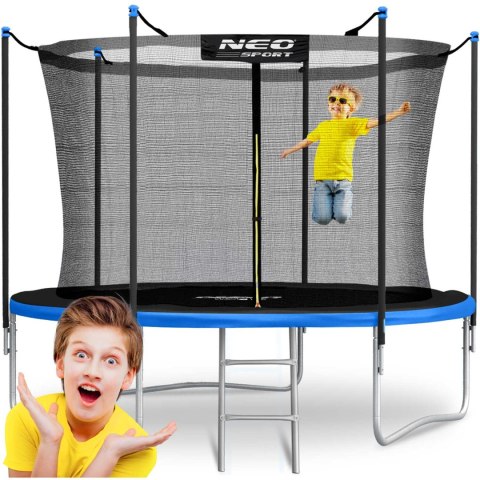 Trampolina ogrodowa 10ft/312cm z siatką wewnętrzną i drabinką Neo-Sport Trampolina ogrodowa 10ft/312cm z siatką wewnętrzną i drabinką Neo-Sport