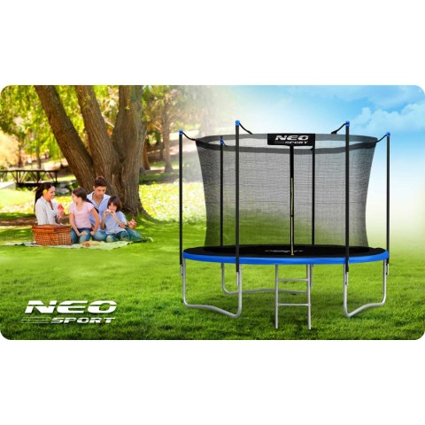 Trampolina ogrodowa 10ft/312cm z siatką wewnętrzną i drabinką Neo-Sport Trampolina ogrodowa 10ft/312cm z siatką wewnętrzną i drabinką Neo-Sport