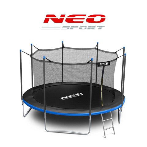 Trampolina ogrodowa 12ft/374cm z siatką wewnętrzną i drabinką Neo-Sport Trampolina ogrodowa 12ft/374cm z siatką wewnętrzną i drabinką Neo-Sport