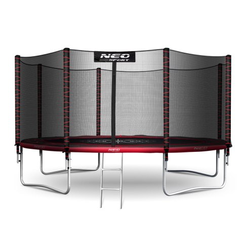 Trampolina ogrodowa 13ft/404cm z siatką zewnętrzną i drabinką Neo-Sport Trampolina ogrodowa 13ft/404cm z siatką zewnętrzną i drabinką Neo-Sport