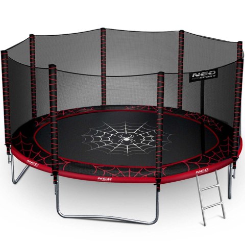 Trampolina ogrodowa 13ft/404cm z siatką zewnętrzną i drabinką Neo-Sport Trampolina ogrodowa 13ft/404cm z siatką zewnętrzną i drabinką Neo-Sport