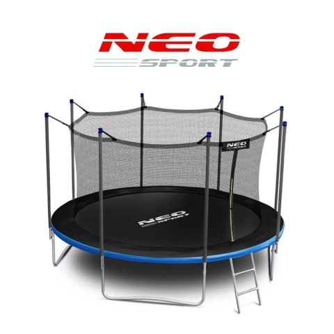 Trampolina ogrodowa 14ft/435cm z siatką wewnętrzną i drabinką Neo-Sport Trampolina ogrodowa 14ft/435cm z siatką wewnętrzną i drabinką Neo-Sport