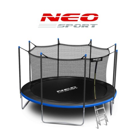 Trampolina ogrodowa 15ft/465cm z siatką wewnętrzną i drabinką Neo-Sport Trampolina ogrodowa 15ft/465cm z siatką wewnętrzną i drabinką Neo-Sport