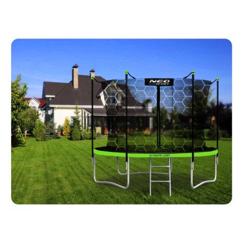 Trampolina ogrodowa 8ft/252cm z siatką wewnętrzną i drabinką Neo-Sport Trampolina ogrodowa 8ft/252cm z siatką wewnętrzną i drabinką Neo-Sport