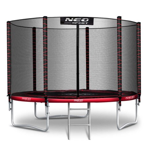 Trampolina ogrodowa 8ft/252cm z siatką zewnętrzną i drabinką Neo-Sport Trampolina ogrodowa 8ft/252cm z siatką zewnętrzną i drabinką Neo-Sport