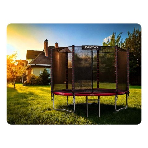 Trampolina ogrodowa 8ft/252cm z siatką zewnętrzną i drabinką Neo-Sport Trampolina ogrodowa 8ft/252cm z siatką zewnętrzną i drabinką Neo-Sport
