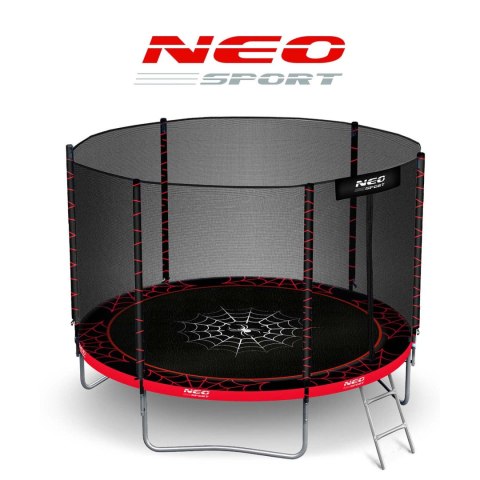 Trampolina ogrodowa 8ft/252cm z siatką zewnętrzną i drabinką Neo-Sport Trampolina ogrodowa 8ft/252cm z siatką zewnętrzną i drabinką Neo-Sport
