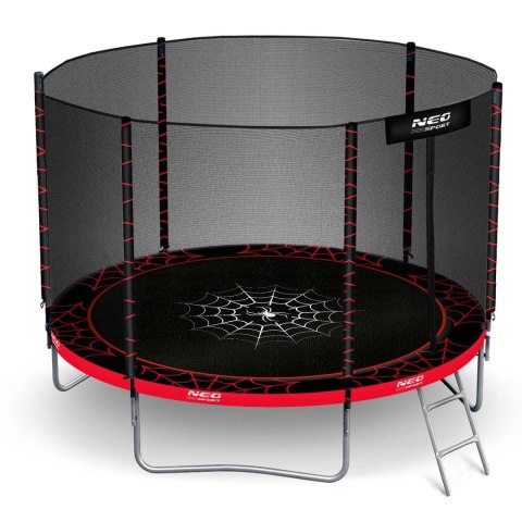 Trampolina ogrodowa 8ft/252cm z siatką zewnętrzną i drabinką Neo-Sport Trampolina ogrodowa 8ft/252cm z siatką zewnętrzną i drabinką Neo-Sport