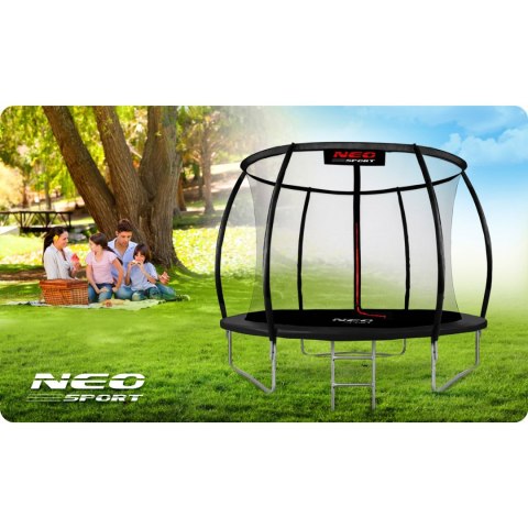 Trampolina ogrodowa profilowana 10ft/312cmz siatką wewnętrzną Neo-Sport Trampolina ogrodowa profilowana 10ft/312cmz siatką wewnętrzną Neo-Sport