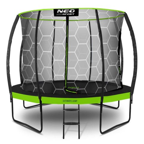 Trampolina ogrodowa profilowana 10ft/312cmz siatką wewnętrzną Neo-Sport Trampolina ogrodowa profilowana 10ft/312cmz siatką wewnętrzną Neo-Sport